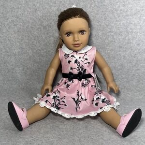 Gift Boutique 18 Inch Fashion Doll Brown Red Haired Poseable Purse Shoes Clothes